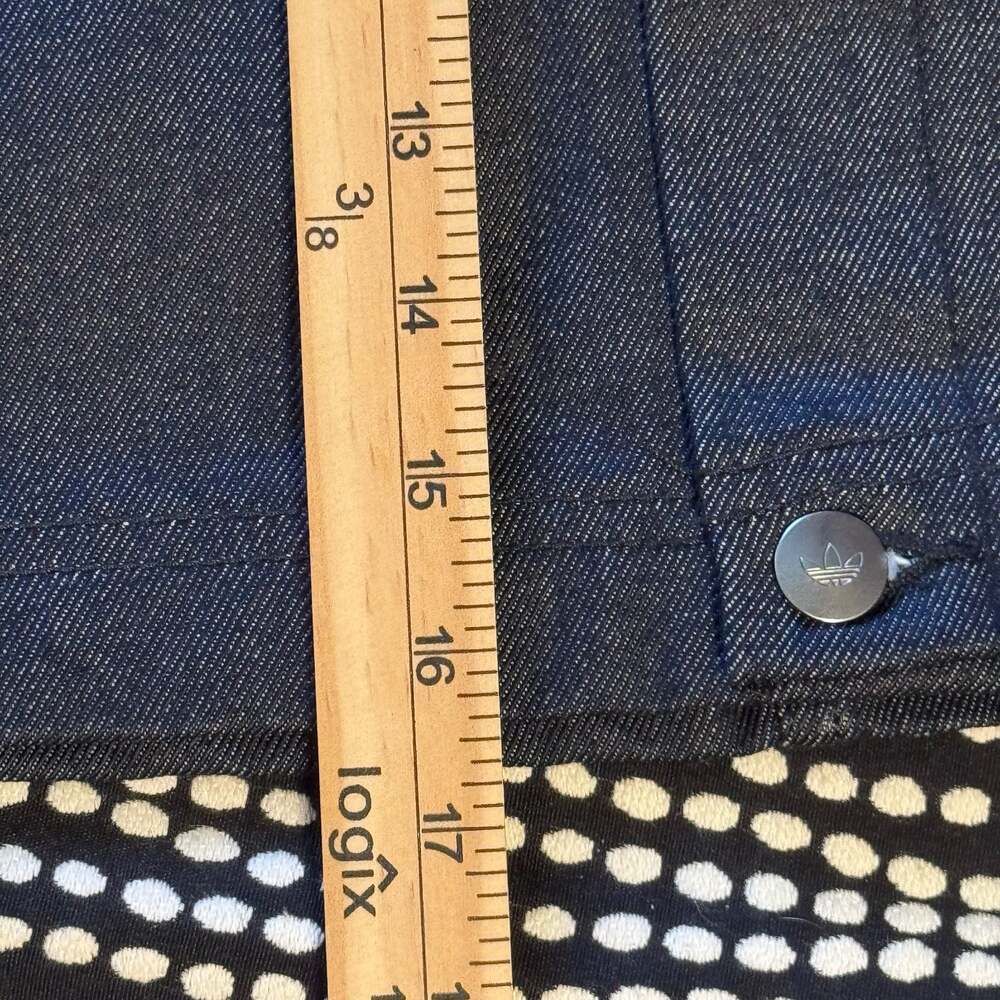 NWT Women’s Size 16 ADIDAS Originals 3-Stripes Button-Front Denim Skirt - Picture 14 of 14